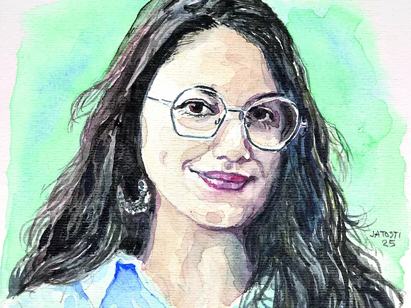 Sindi Manushi nel ritratto di Massimo Jatosti