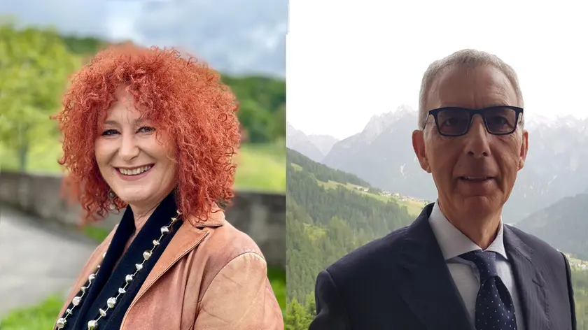 I candidati sindaco a Sospirolo, Livia Cadore, e a San Nicolò Comelico Davide De Rigo Cromaro