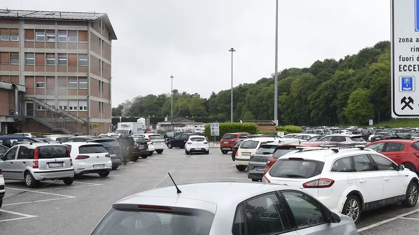 I parcheggi dell'ospedale di Belluno