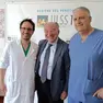 Da sinistra Giovanni Balestriero, Giuseppe Dal Ben e Corradio D'Antimo