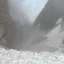 Lo scenario ancora invernale sulla Schiara, sopra Belluno