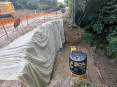 Lavori di ripristino a Puner dopo i danni causati dal maltempo