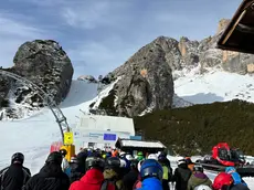Un'immagine della passata stagione sciistica a Cortina