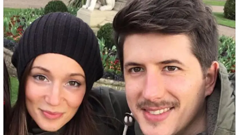 Marco Gottardi, 27 anni di San Stino di Livenza, e la fidanzata, Gloria Trevisan, 27 anni di Camposampiero