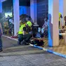 I soccorsi negli istanti successivi allo scoppio (foto Bortoluzzi)