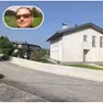 Il luogo del diverbio in via Garibaldi a Soccher e nel tondo la vittima Fabrizio Poncato