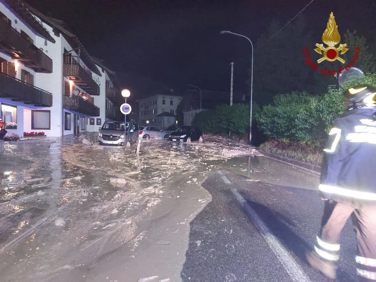 Auto bloccate in strada