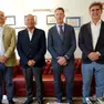 Al centro il dg dell'Ulss 2 Francesco Benazzi con il neo primario di Pediatria a Conegliano Giangiacomo Nicolini