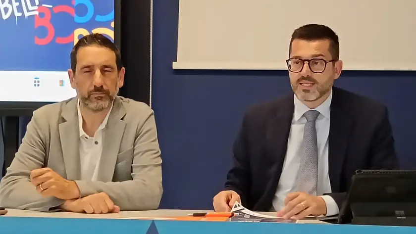 Il presidente di Appia Belluno, Massimo Sposato e il direttore Cristian Sacchet