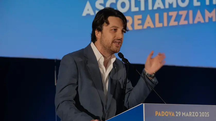 Alberto Stefani, segretario veneto della Lega e deputato