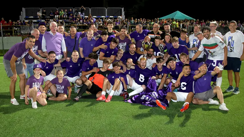 Il Salzan in festa per la vittoria nel torneo Plavis