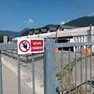 Il piazzale di Lamon bandito alle biciclette