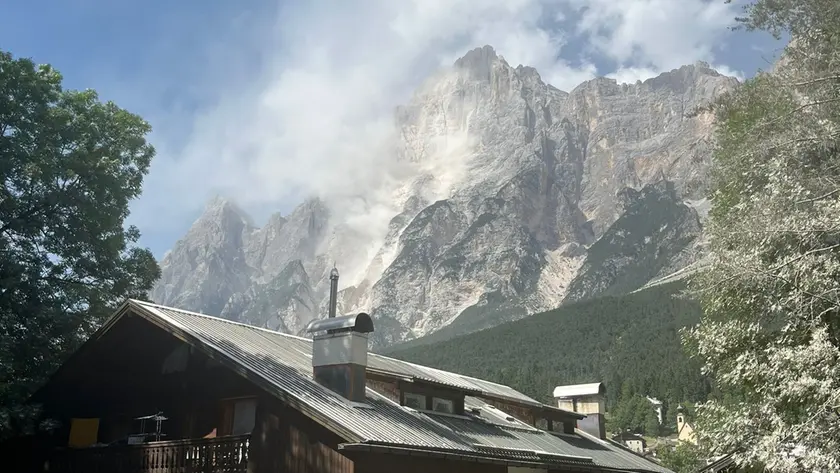 I crolli sulla Croda Marcora