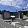 L'ingresso al parcheggio delle Tre Cime di Lavaredo