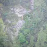 La vela impigliata tra gli alberi del monte Piaz