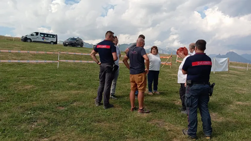 Raid vandalico sul Monte Avena