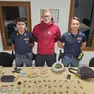 Il materiale sequestrato dalla polizia di Cortina