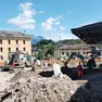 I cantieri alla stazione di Feltre