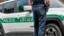 Una pattuglia della Polizia locale