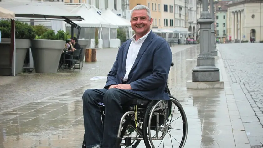 Il sindaco Oscar De Pellegrin