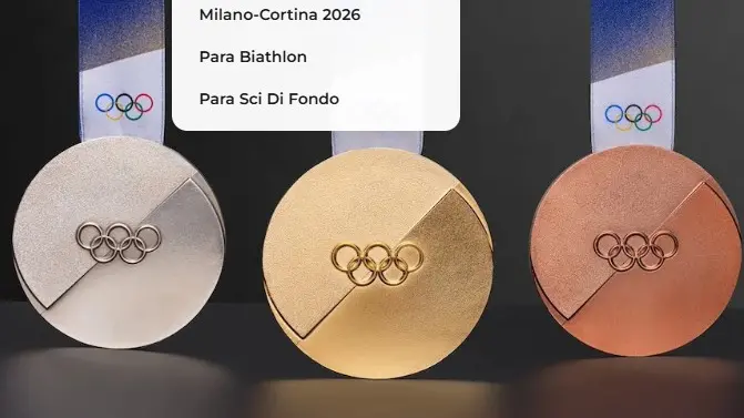 Ecco le medaglie (foto del Coni)