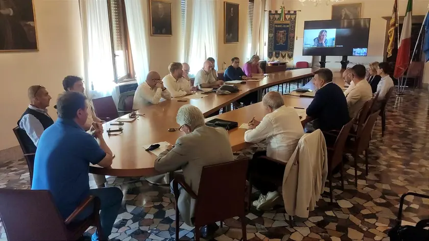 Una riunione dell'Unione montana