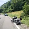 Lo scooter dopo l'incidente sulla Feltrina