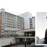 L'ospedale di Padove e nel riquadro Alessandro Bandarin Troi