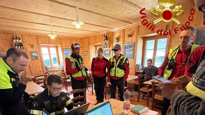 La base operativa per le ricerche della turista malese