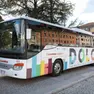 Un pullman di Dolomitibus. Si cercano alloggi per gli autisti in servizio durante le Olimpiadi
