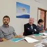 Da sinistra Enrico Francione, Giuseppe Dal Ben, Francesca De Biasi