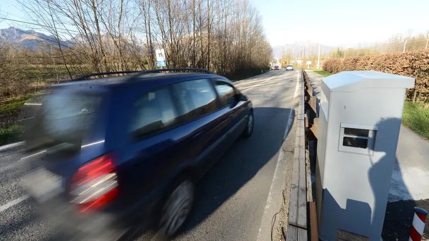 Autovelox di via Marisiga a Belluno, tra i più temuti dagli automobilisti