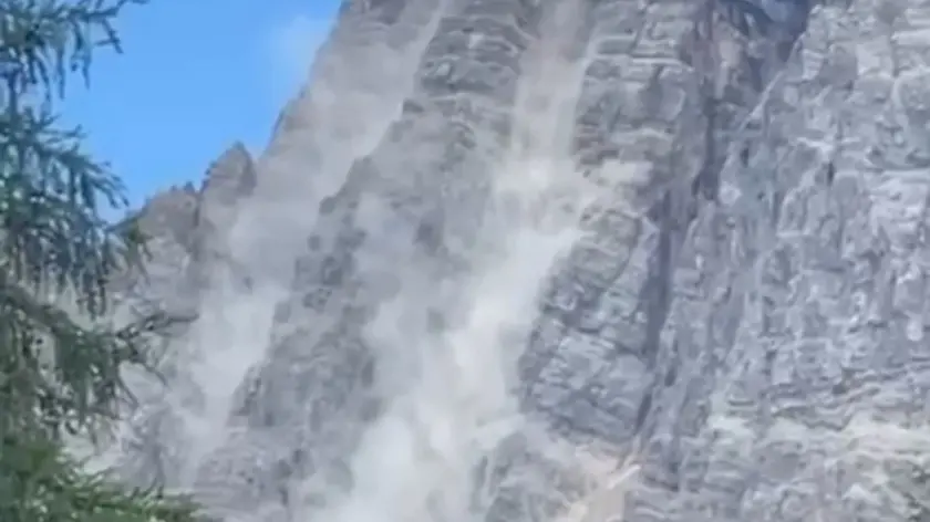 Il crollo dal monte Pelmo