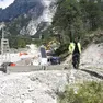 La frana sulla Alemagna a San Vito di Cadore