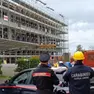 I carabinieri del Nil durante il controllo di un cantiere