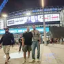 I trevigiani Luca Zazzeron e Giacomo Tenconi fuori da Wembley