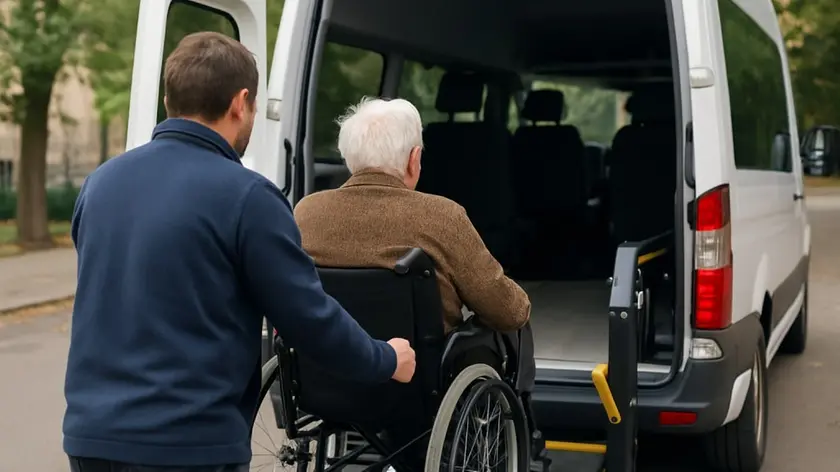 Il servizio di accompagnamento permette agli anziani di andare in ospedale o a fare qualche commissione