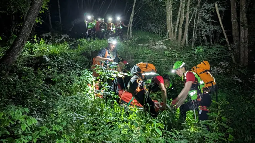 Un intervento del Soccorso alpino (foto d'archivio)