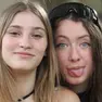 Da sinistra Gaia De Gol e l’amica Giulia