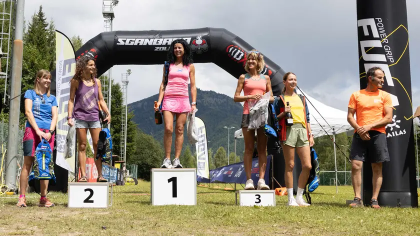 La premiazione di Martina Brustolon