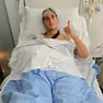Tommy Cossalter dopo l'operazione alla spalla destra