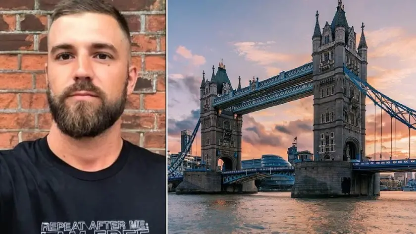 Riccardo Pulvini e il Tower Bridge di Londra