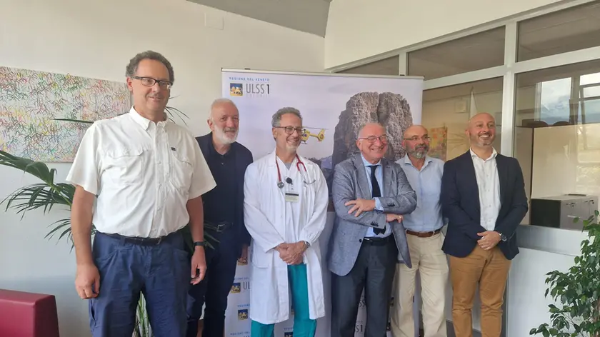 Il team dell'ospedale di Belluno