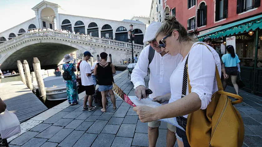Turisti a Venezia: presenze in calo