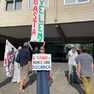 Protesta del comitato contro la discarica di Ponte Ronco