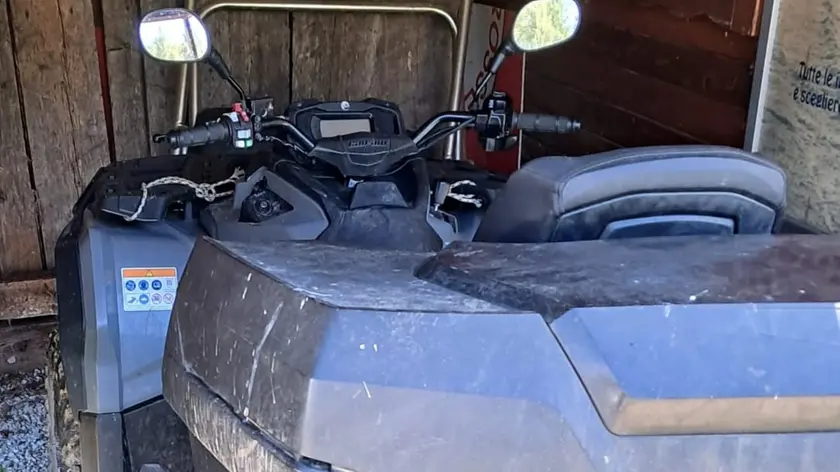 Il quad danneggiato