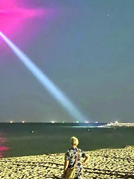 Le ricerche notturne del piccolo Carlo Panizzo (foto Bortoluzzi)