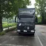 Il camion svaligiato a Longarone