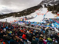 Un’immagine della pista Olympia sulle Tofane, a Cortina