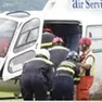 L'elicottero della Protezione civile regionale